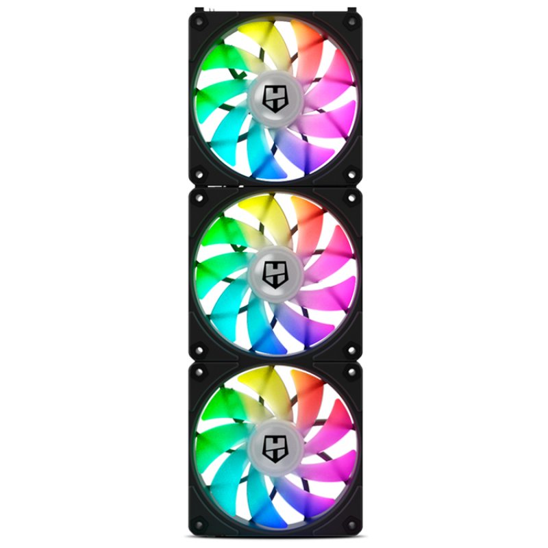 NOX EASY LINK Boitier PC Refroidisseur d'air 12 cm Noir 3 pièce(s)