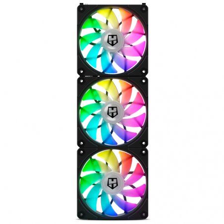 NOX EASY LINK Computer case Air cooler 12 cm Black 3 pc(s)