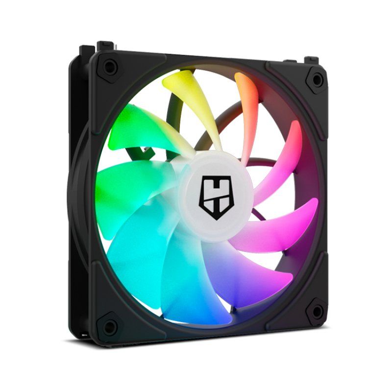 NOX EASY LINK Computer case Air cooler 12 cm Black 3 pc(s)