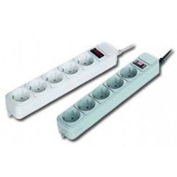 Gembird SPG3-B-6C multiprise 1,8 m 5 sortie(s) CA