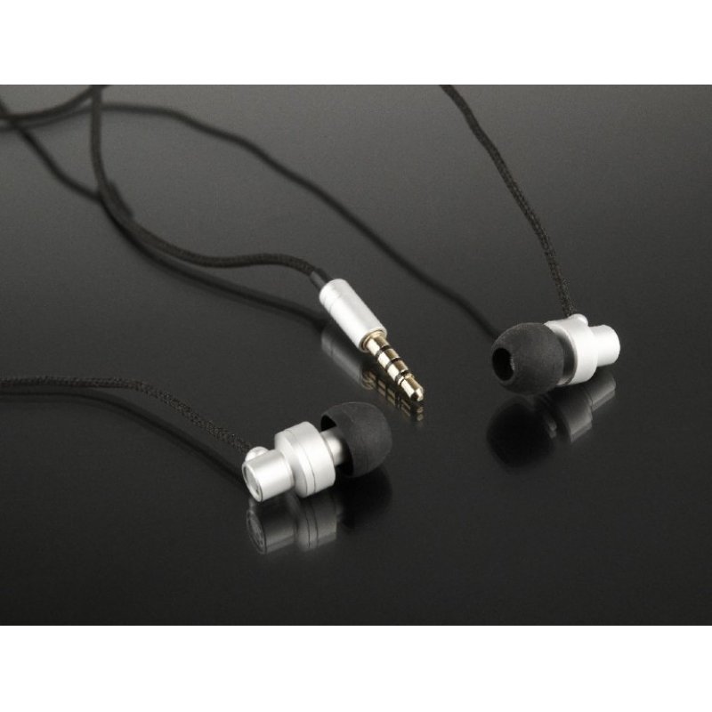 Gembird MHS-EP-CDG-S headphones/headset Wired In-ear Calls/Music Silver