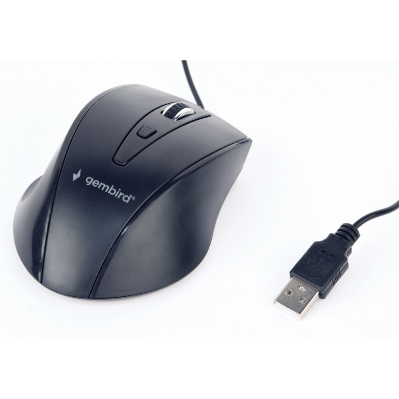 Gembird MUS-4B-02 souris Droitier USB Optique 1200 DPI