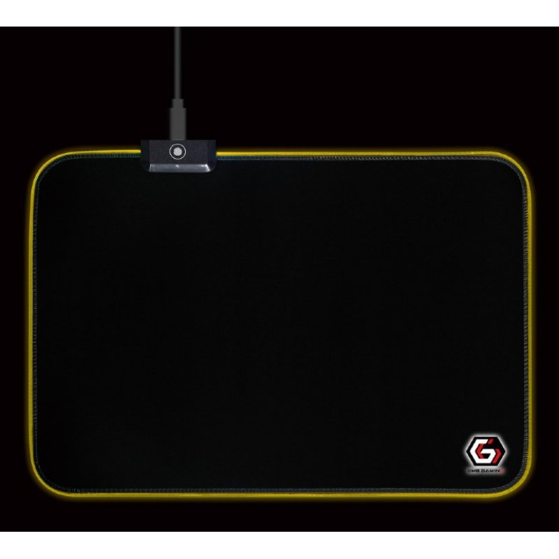 Gembird MP-GAMELED-M mouse pad Gaming mouse pad Black