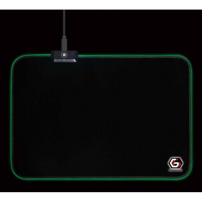 ALFOMBRILLA GAMING GEMBIRD CON EFECTO DE LUZ LED, TAMANO M