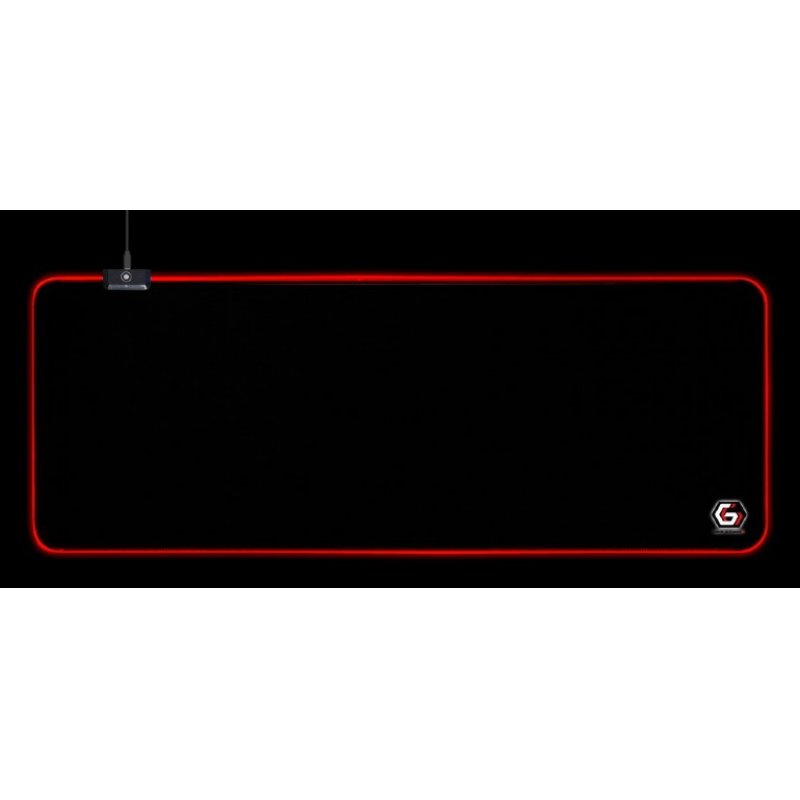 Gembird MP-GAMELED-L mouse pad Gaming mouse pad Black