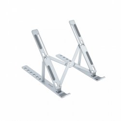 TooQ Lift Stand for Laptops, Tablets, Mobile Phones and Books, Silver