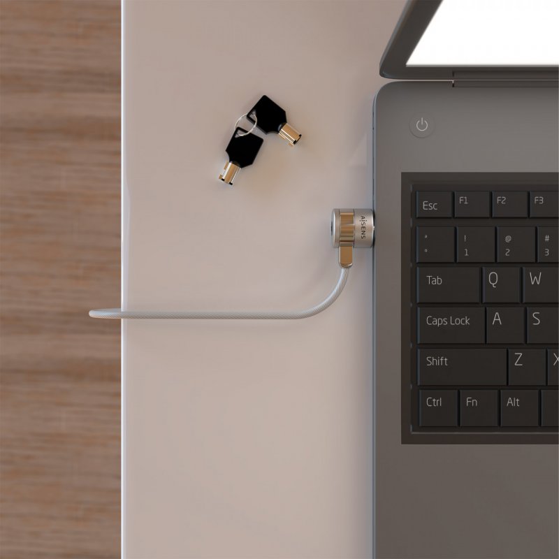 AISENS ASLK-D40K02-SL cable lock Silver 1.5 m