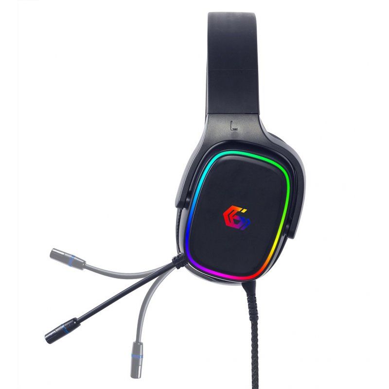 Gembird GHS-SANPO-S300 écouteur/casque Avec fil Arceau Jouer USB Type-A Noir
