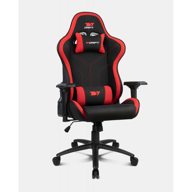 DRIFT DR110BR Siège pour jeu vidéo Fauteuil de gaming Siège rembourré Noir, Rouge