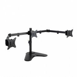 TooQ Desktop Stand for 3 Screens 17"-27", Black