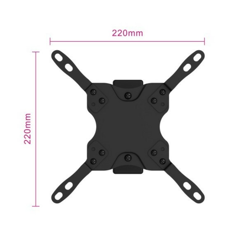 Ewent EW1521 support pour téléviseur 106,7 cm (42") Noir