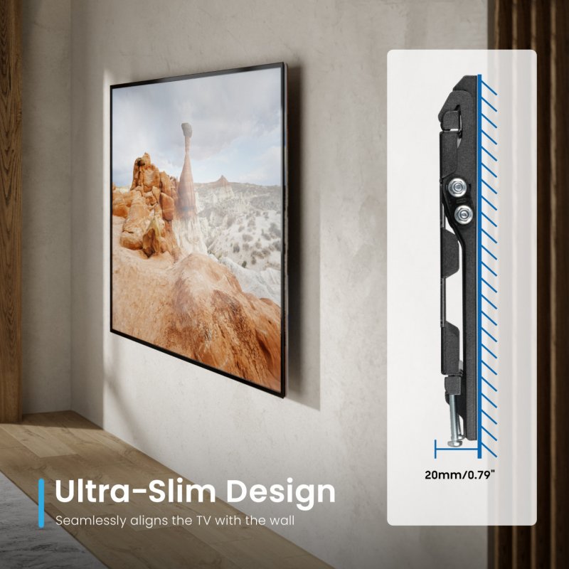 EASY TILT SOPORTE EWENT DE PARED PARA TV M 23 - 42" MAX VESA 200X200