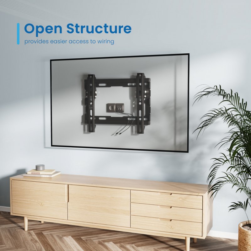 Ewent EW1506 support pour téléviseur 106,7 cm (42") Noir