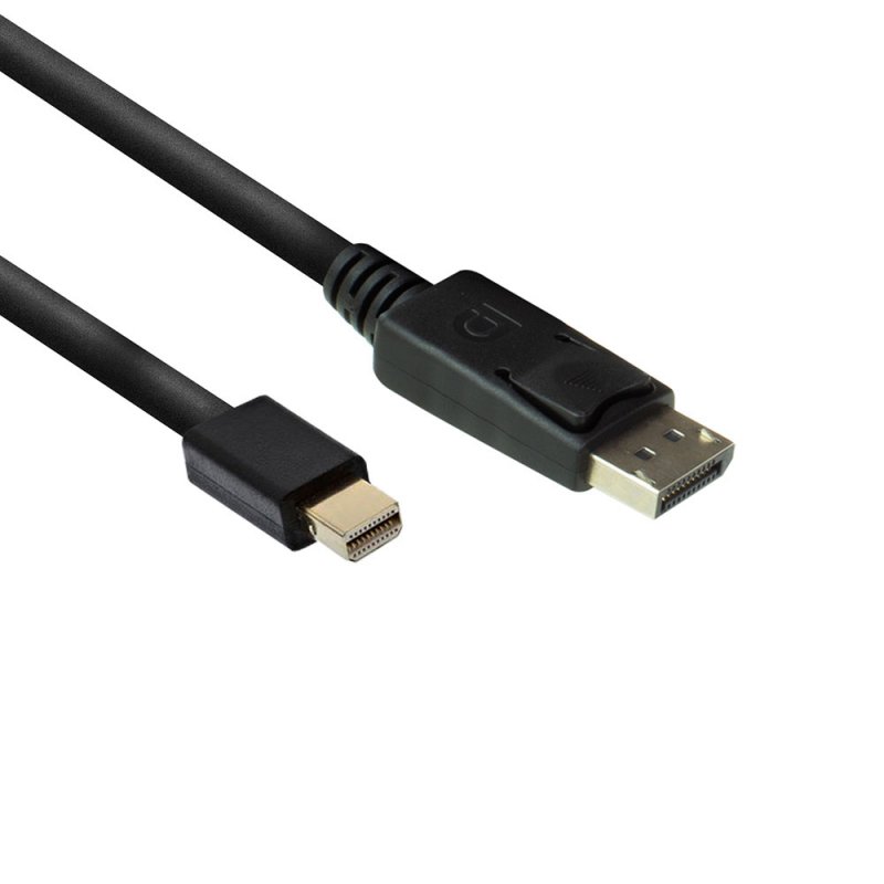 Ewent EW9866 DisplayPort cable 2 m Mini DisplayPort Black