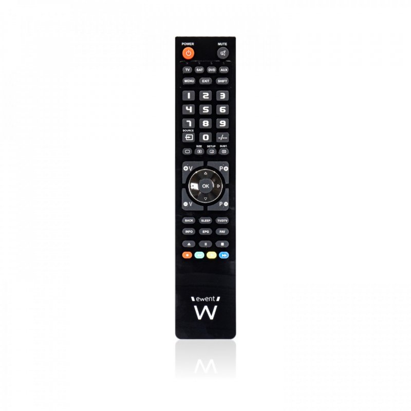 MANDO A DISTANCIA EWENT UNIVERSAL 4-1 PROGRAMABLE -PC CON CABLE MICRO USB