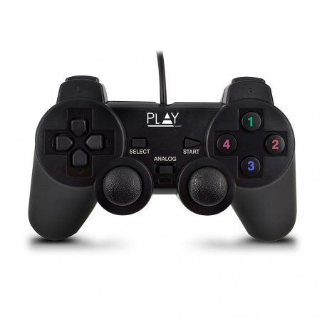 Ewent Play Black USB 2.0 Gamepad Analogue / Digital PC