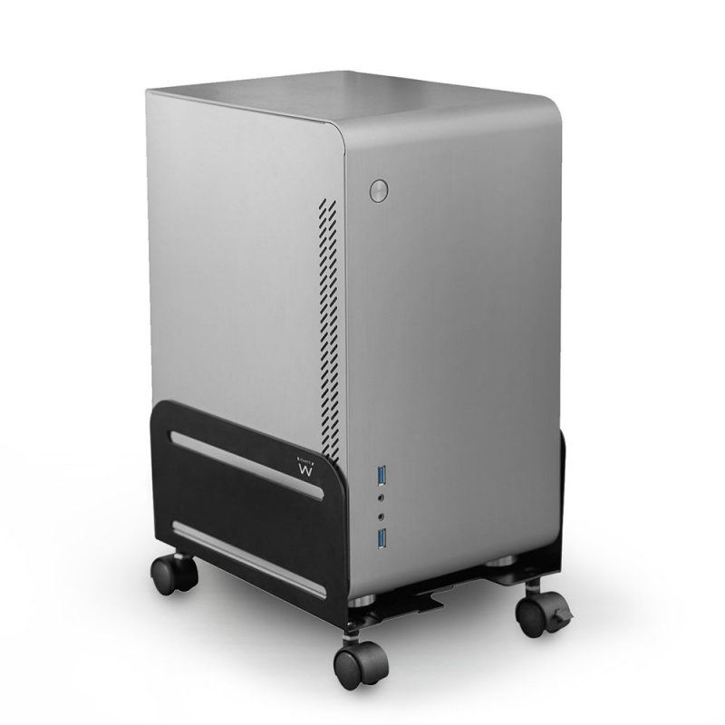 Ewent EW1291 support pour unité centrale Support CPU de chariot Noir