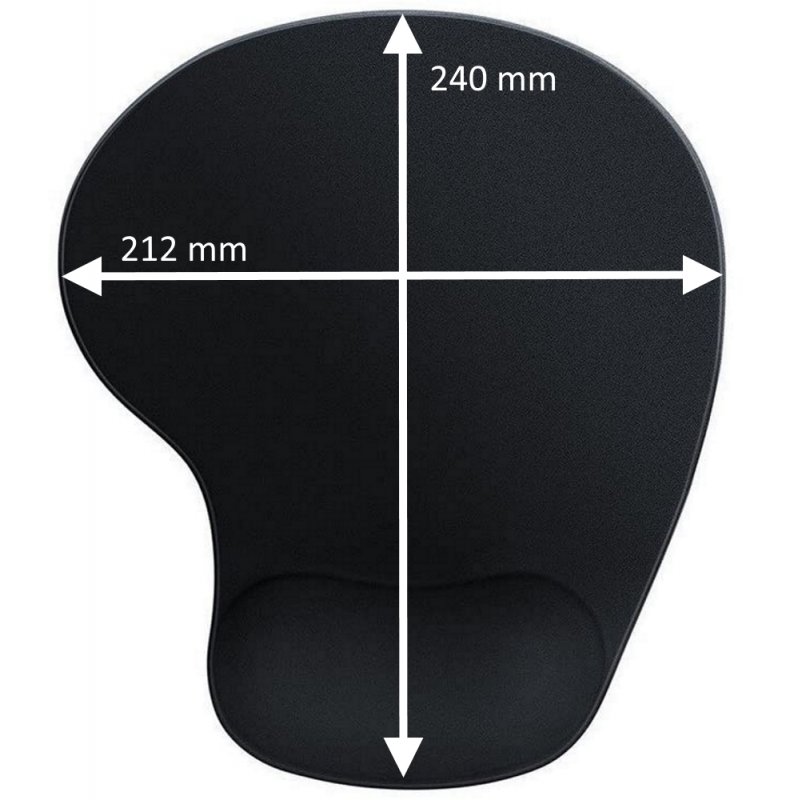 Ewent EW3181 mouse pad Black