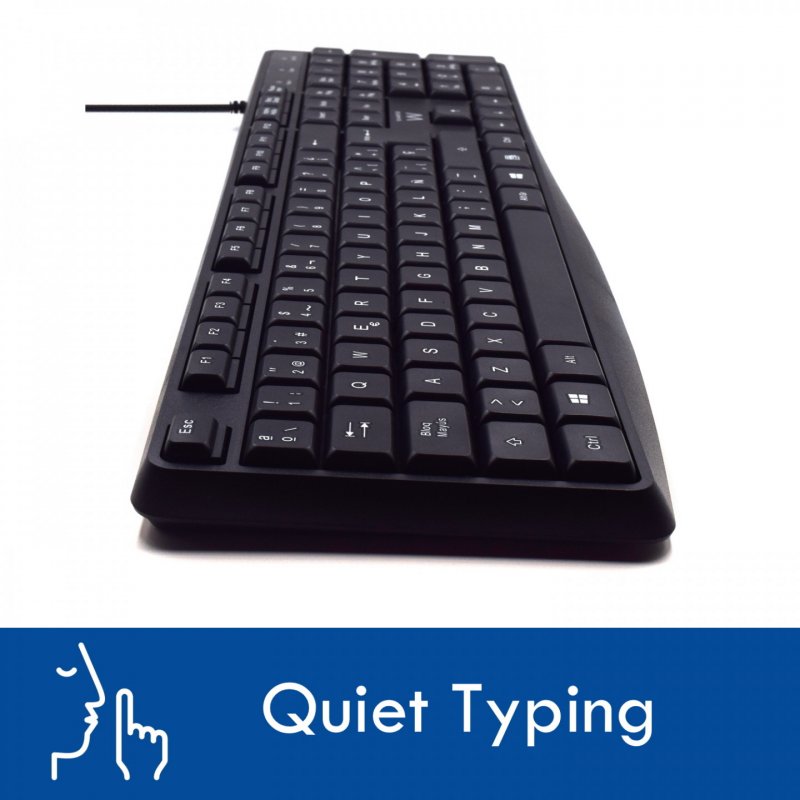Ewent EW3001 keyboard USB QWERTY Spanish Black