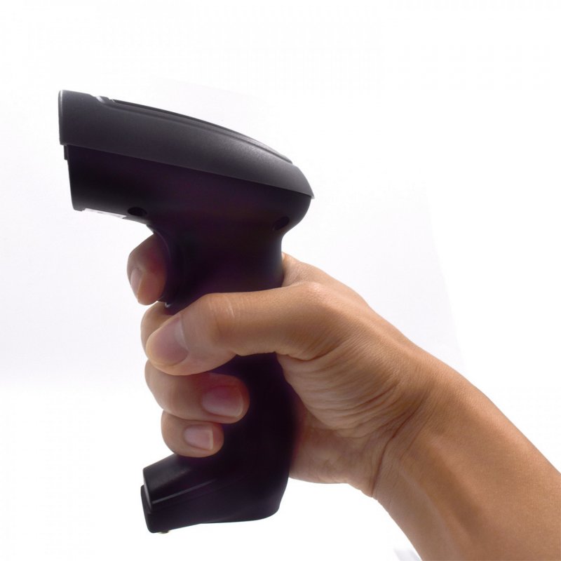 Ewent EW3440 barcode reader Handheld bar code reader 1D/2D Black
