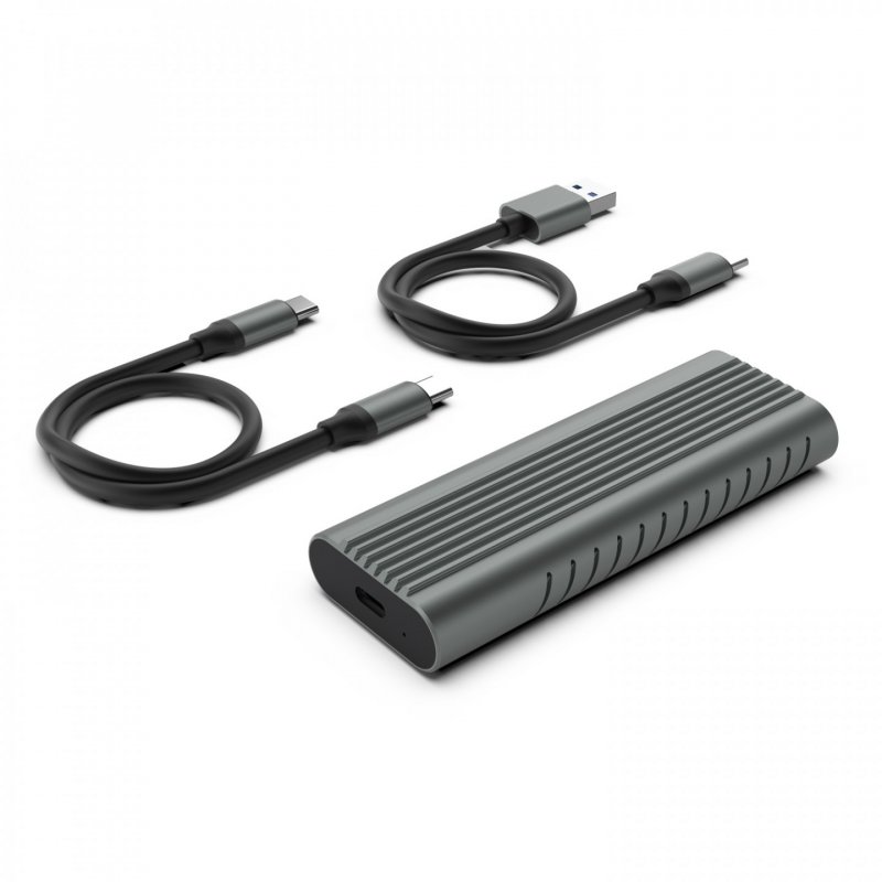 Ewent EW7025 storage drive enclosure SSD enclosure Grey M.2