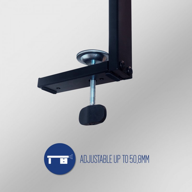 Ewent EW1547 monitor mount / stand 86.4 cm (34") Black Desk