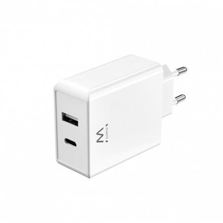 Ewent EW1328 chargeur d'appareils mobiles Universel Blanc Secteur Charge rapide Intérieure