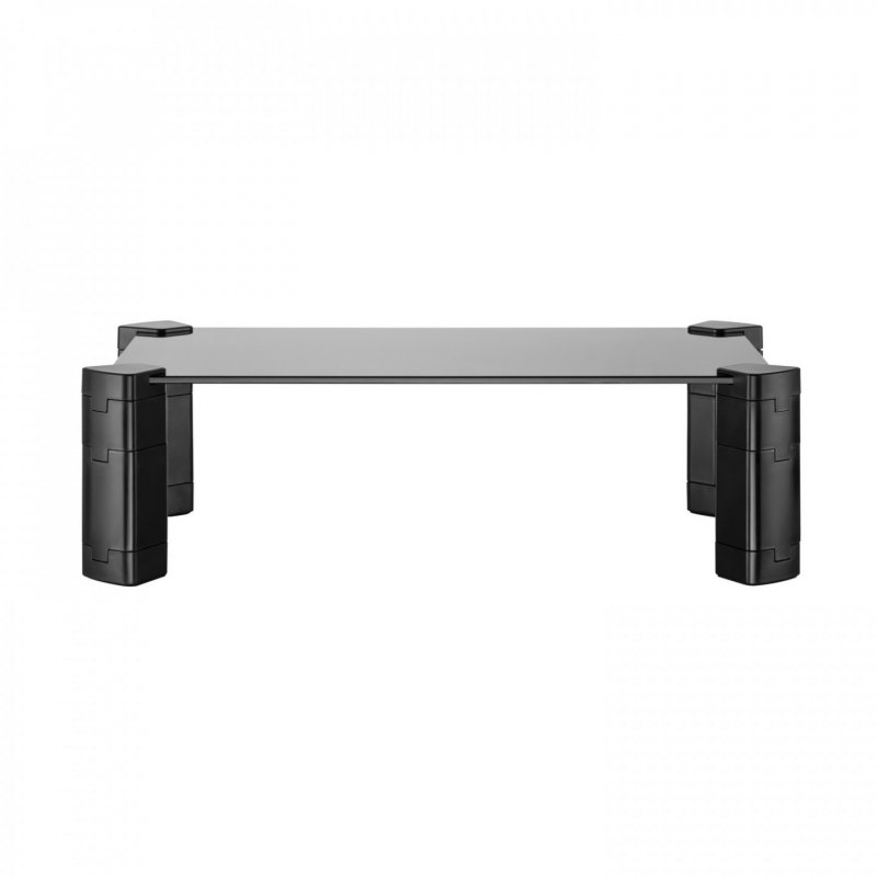 AISENS SOPORTE ELEVADOR CRISTAL PARA MONITOR PORTATIL NEGRO