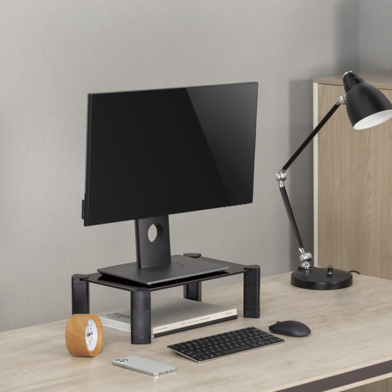 AISENS MR01C-109 monitor mount / stand 81.3 cm (32") Black Desk