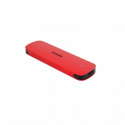TooQ External M.2 NVMe SSD Enclosure, Red