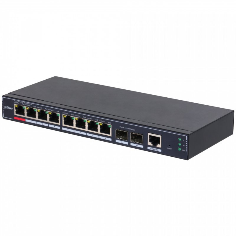Dahua Technology PoE SG4010P-2F Géré L2 Gigabit Ethernet (10/100/1000) Connexion Ethernet, supportant l'alimentation