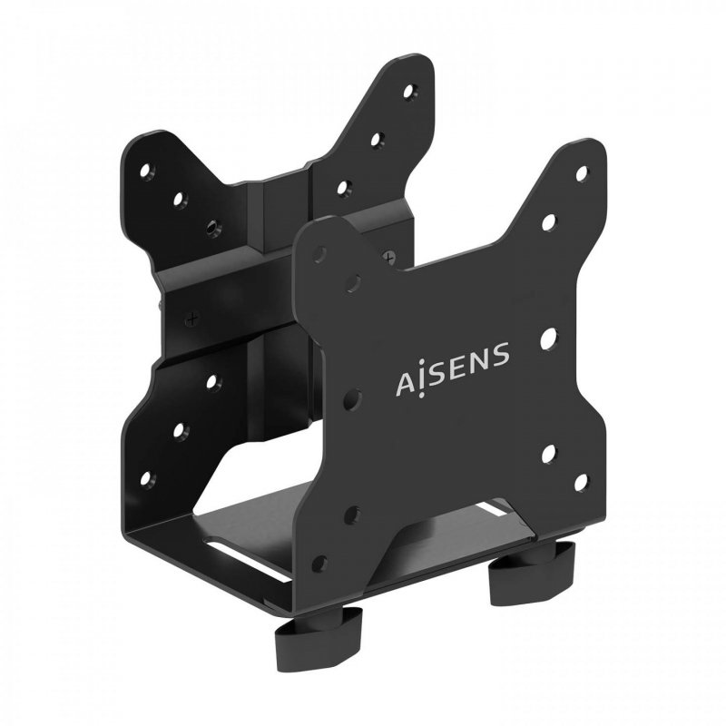 AISENS Versatile Installation Support for Mini PC, Black