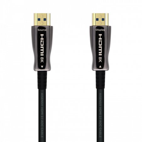 CABLE HDMI AISENS V2.1 OPTICO ACTIVO AOC 8K60HZ M/M 40M NEGRO