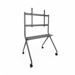 TooQ iSTAND Floor Stand with Wheels for Screens 50"- 86", Grey