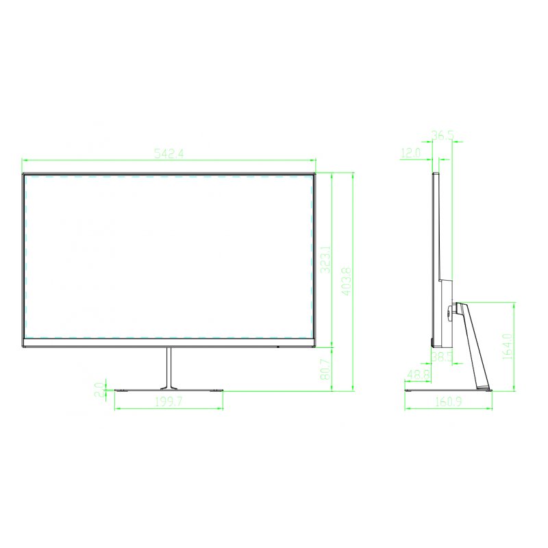 Dahua Technology DHI-LM24-C200 écran plat de PC 60,5 cm (23.8") 1920 x 1080 pixels Full HD LCD Gris