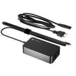 NATEC Grayling USB-C 45W power adapter/inverter Universal Black