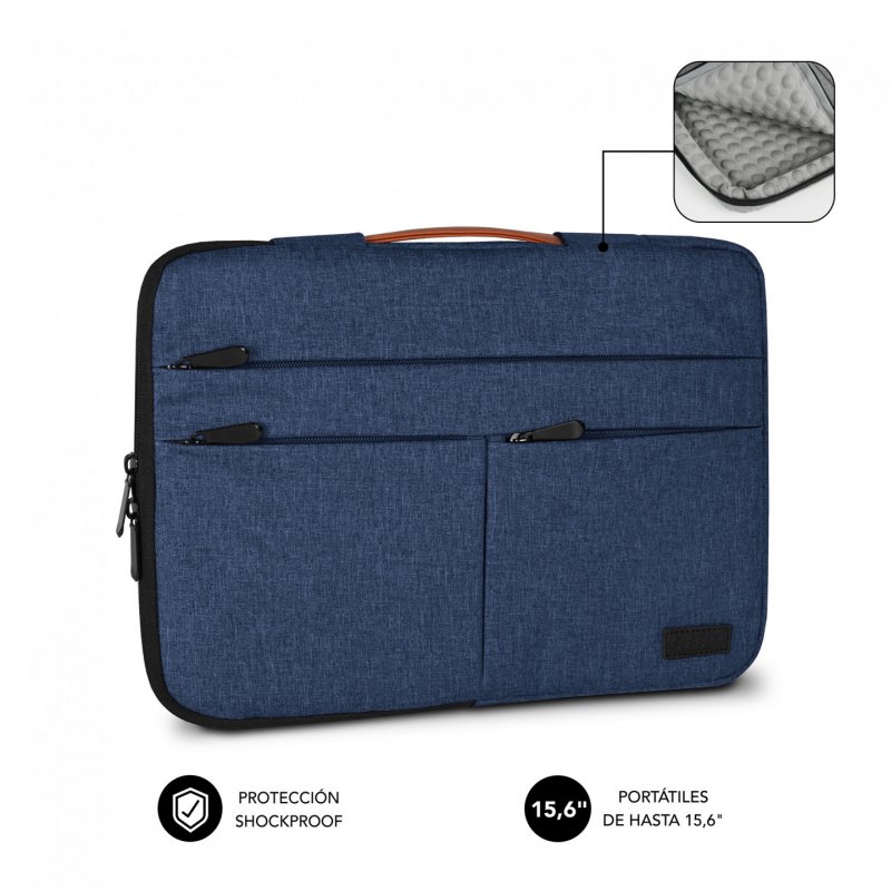 SUBBLIM SUBLS-AP36052 laptop case 39.6 cm (15.6") Sleeve case Blue