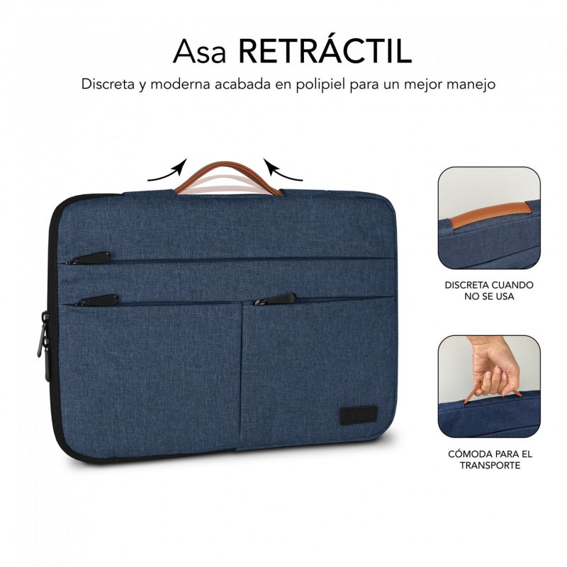 SUBBLIM SUBLS-AP36052 laptop case 39.6 cm (15.6") Sleeve case Blue