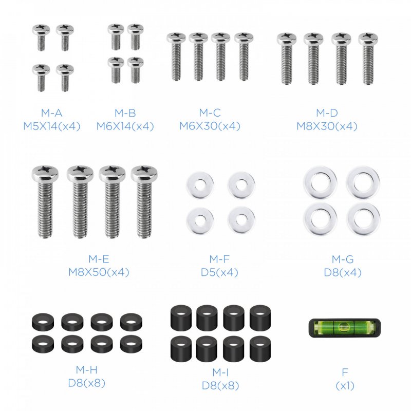 TooQ LP4390F-B support pour téléviseur 2,29 m (90") Noir