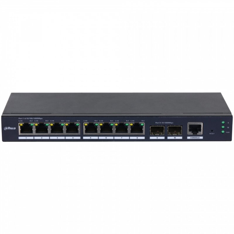 Dahua Technology SG4010-2F Managed L2 Gigabit Ethernet (10/100/1000) Black