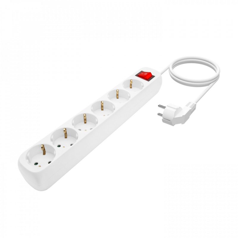 AISENS A154-0535 power extension 1.4 m 6 AC outlet(s) Indoor White