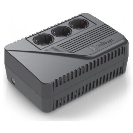 Riello iPlug SE uninterruptible power supply (UPS) Line-Interactive 0.6 kVA 3 AC outlet(s)
