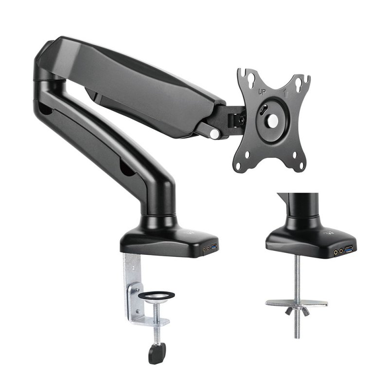 Ewent EW1515 monitor mount / stand 81.3 cm (32") Black Desk