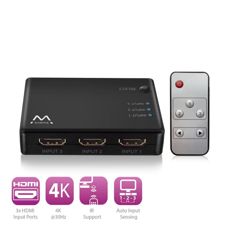 Ewent EW3730 video switch HDMI