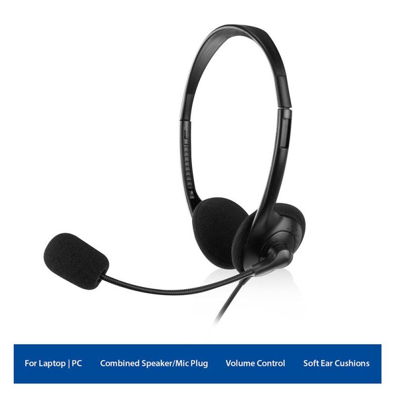 Ewent Headset with mic for smartphone and tablet