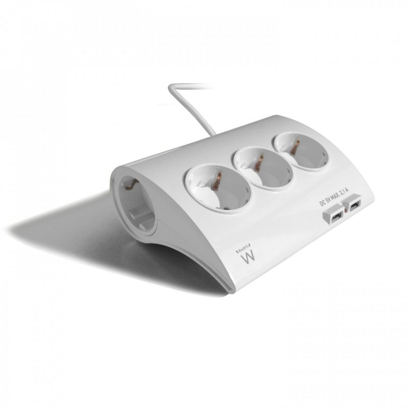 Ewent EW3935 power extension 1.5 m 5 AC outlet(s) Indoor White
