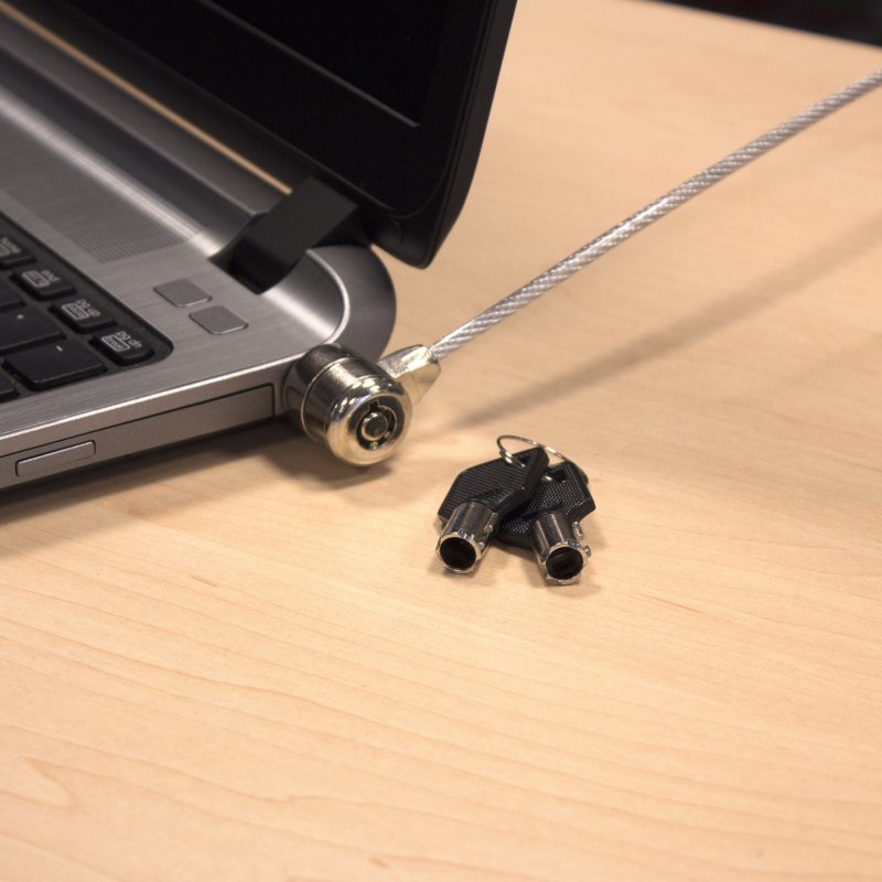 CANDADO EWENT PARA PORTATIL CON LLAVE LONGITUD: 1,50M