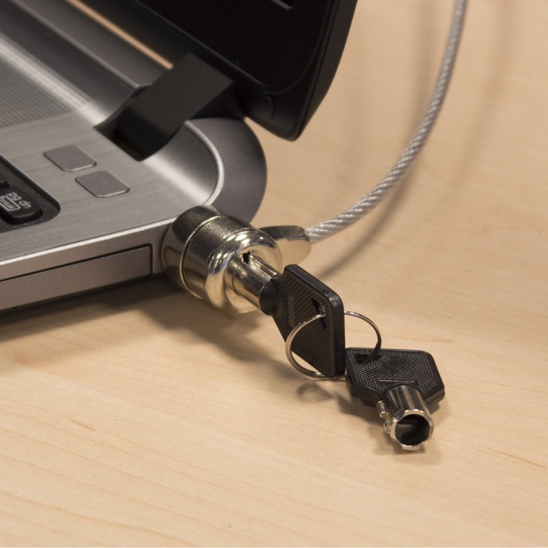 CANDADO EWENT PARA PORTATIL CON LLAVE LONGITUD: 1,50M