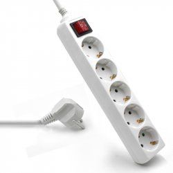 Ewent EW3916 power extension 1.5 m 5 AC outlet(s) Indoor White