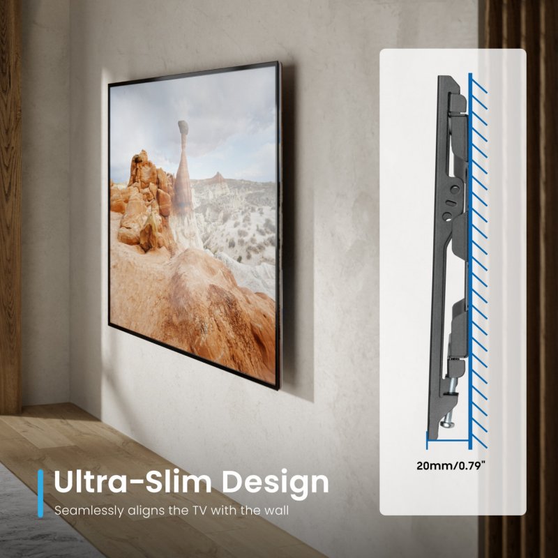 SOPORTE EWENT DE PARED PARA TV EASY FIX M 23 - 42" VESA MAX. 200X200